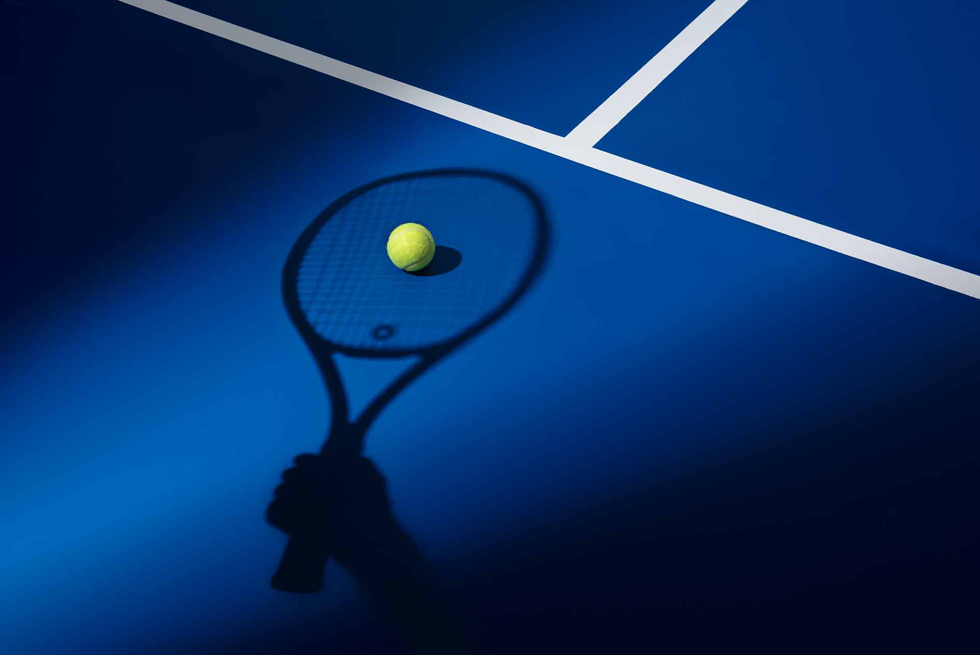 Flutlicht Tennisschlaeger